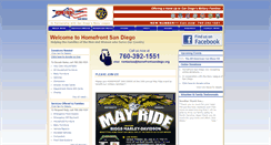 Desktop Screenshot of homefrontsandiego.org